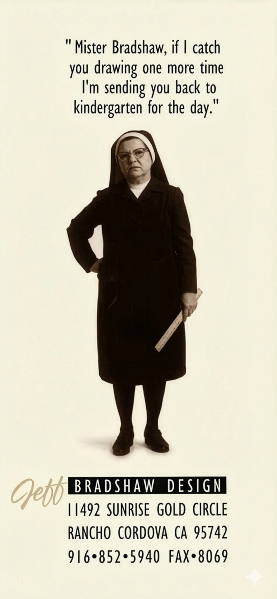 Finished card drawing