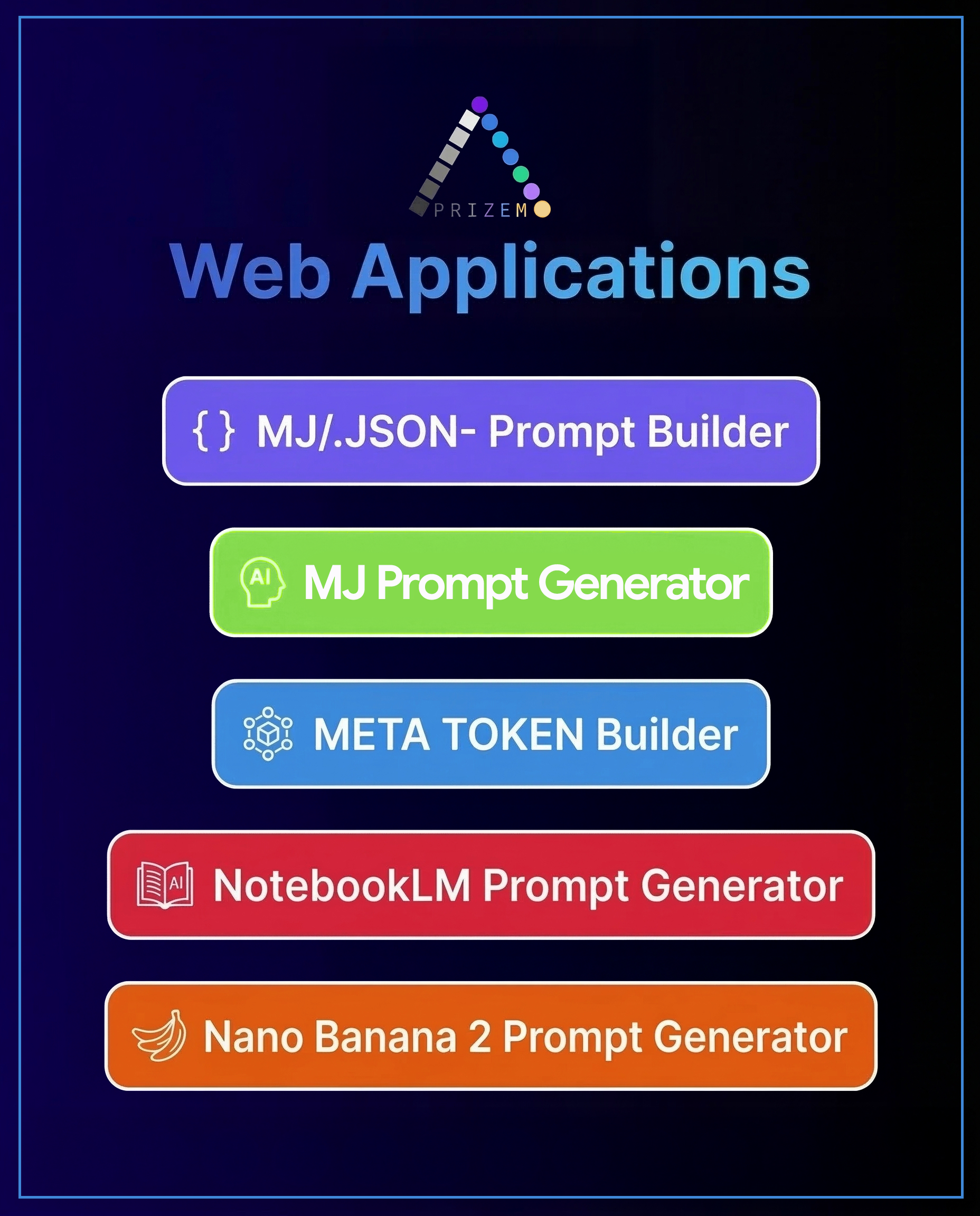 PRIZEM — AI Prompt Web Applications