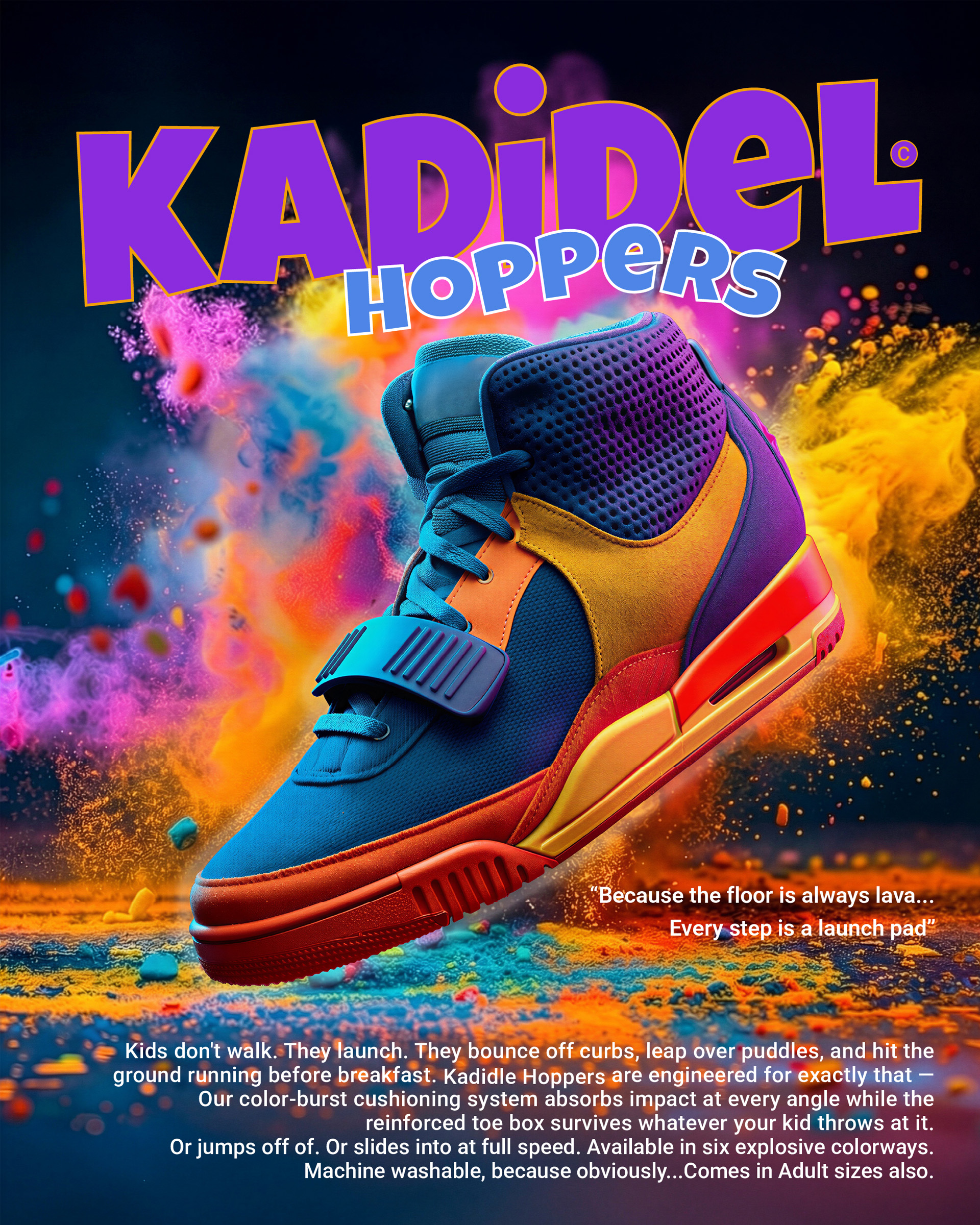 Kadidel Hoppers — AI illustration ad